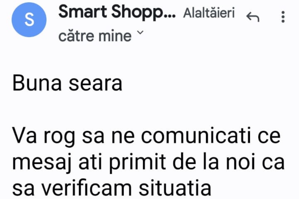 ploieștean, comandă online, eroare, telefon și adresă, răspuns mail