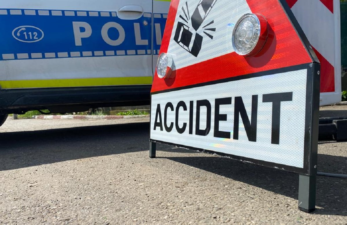 Accident cu trei mașini pe A3, sensul spre București