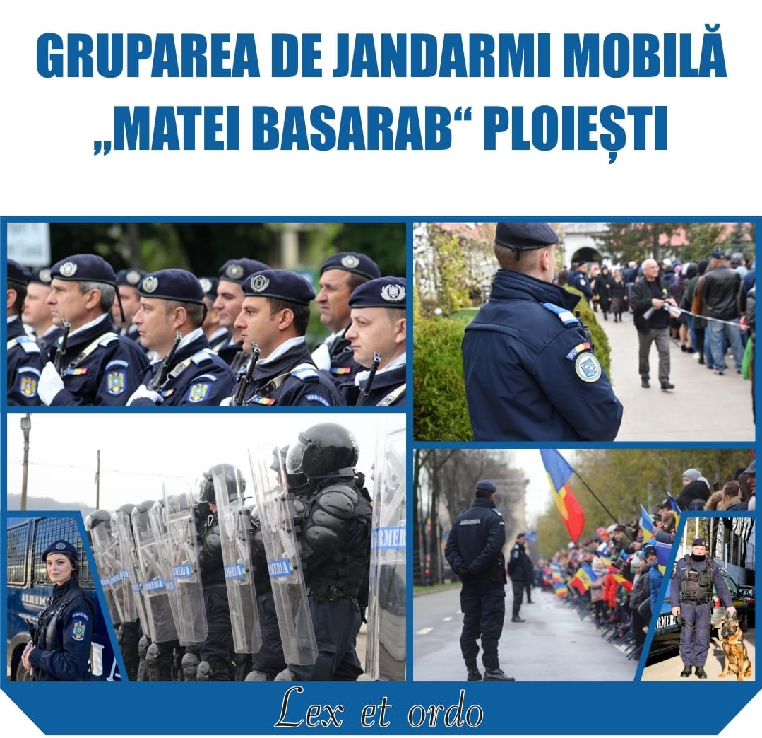 Gruparea Mobilă de Jandarmi Ploiești face angajări din sursă externă