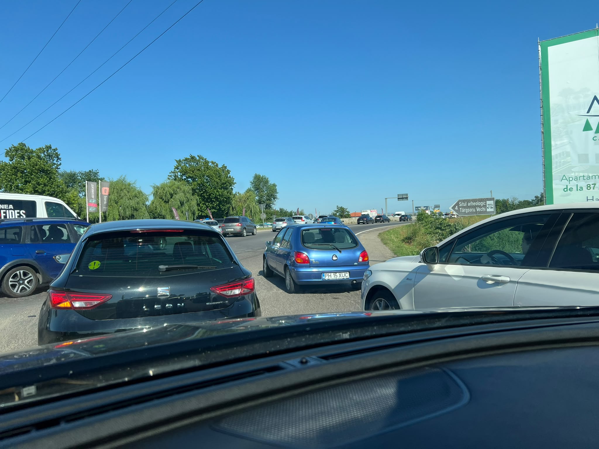 Trafic de coșmar pe Centura de Vest a Ploieștiului