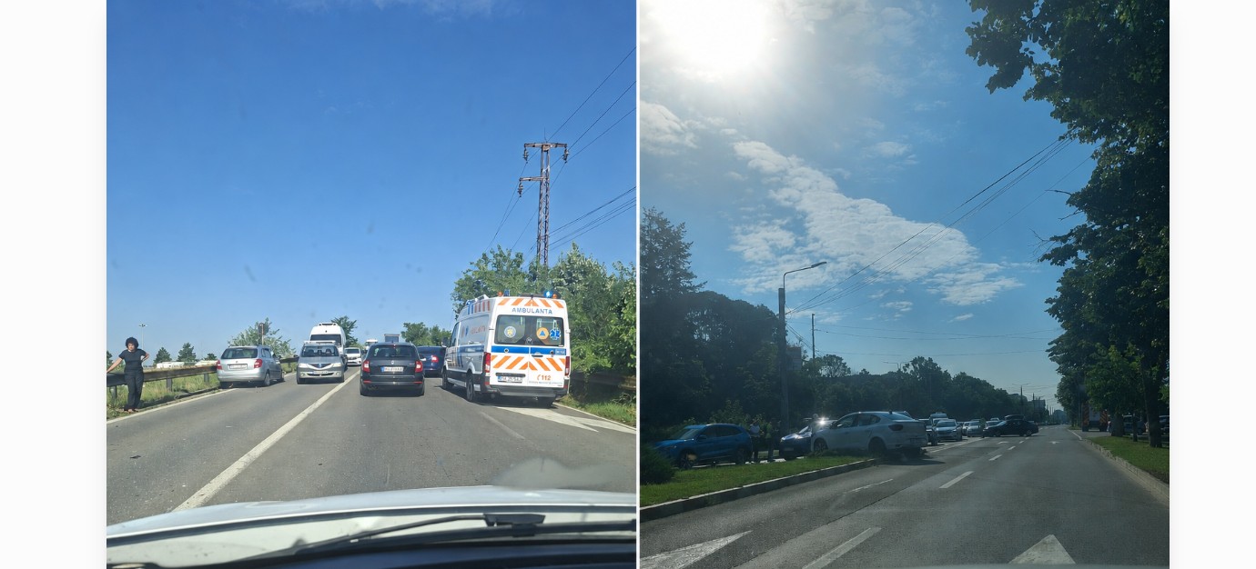 Cum s-au produs cele două accidente de vineri dimineață din Ploiești
